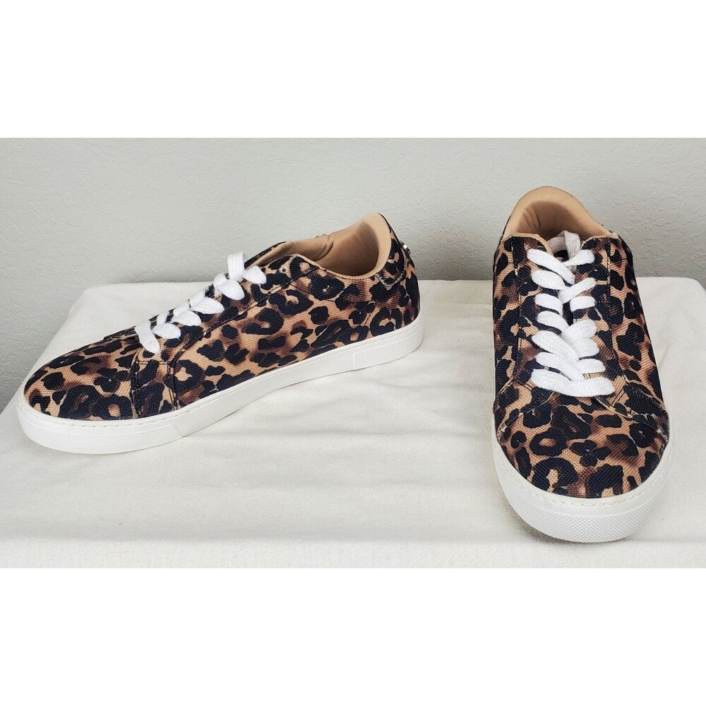 New Steve Madden Women's Size 9 Animal Print Sneakers Casual Shoes